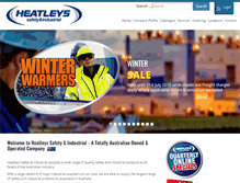 Tablet Screenshot of heatleys.com.au